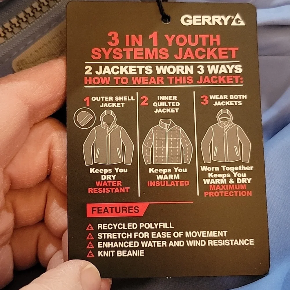 NWT Girl's size S (7/8) Gerry Systems Jacket